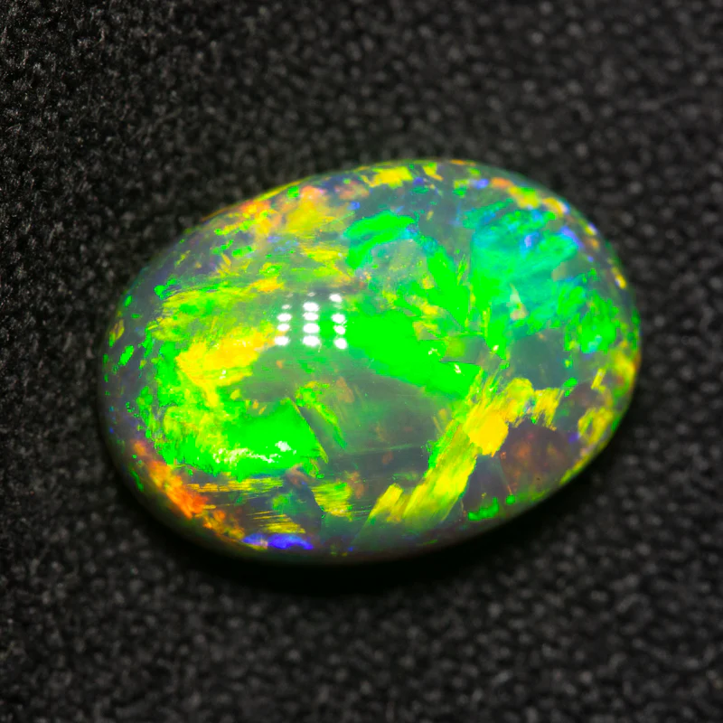 3.40 ct dark crystal opal 12x8.5x5.1mm