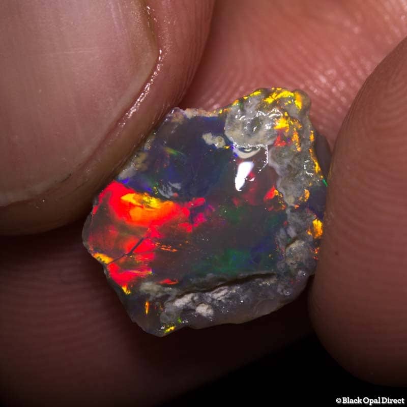 3.40 ct rough opal gem piece 15mm across