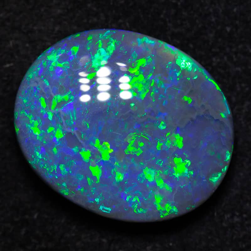 3.42 ct black opal 12x10x4mm