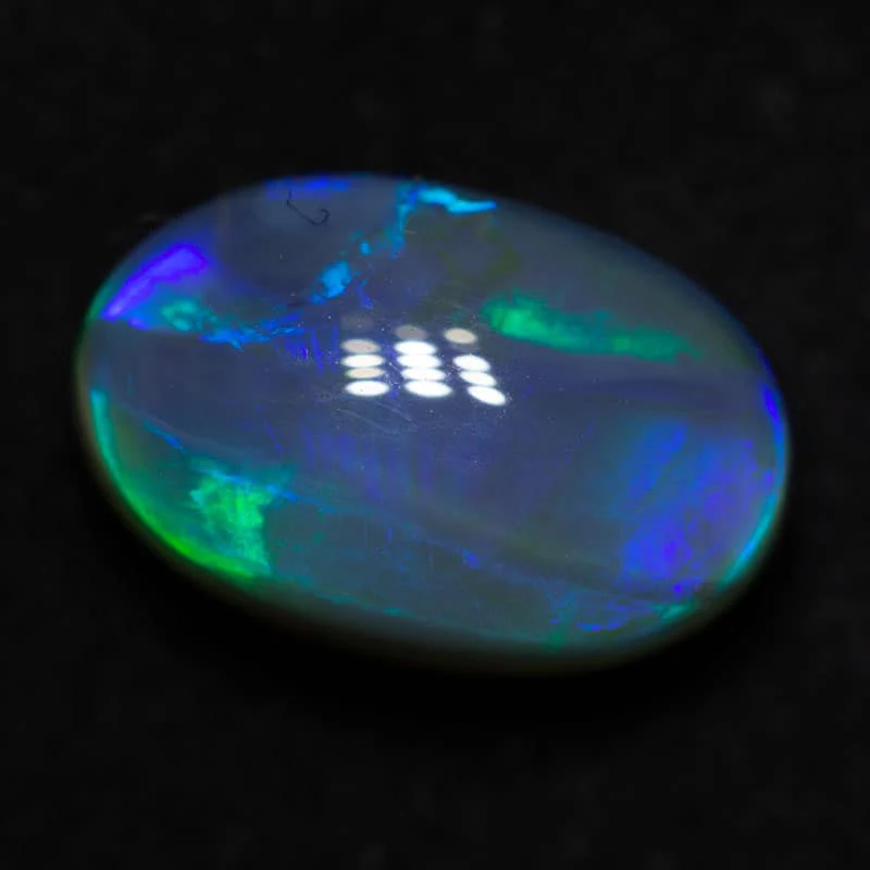 3.43 ct dark opal 11.5x7.5x6mm
