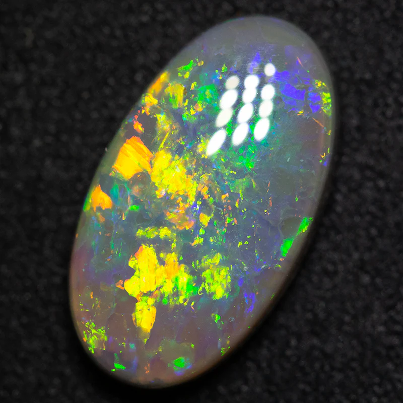 3.43 ct dark opal 14.6x8.2x3.9mm