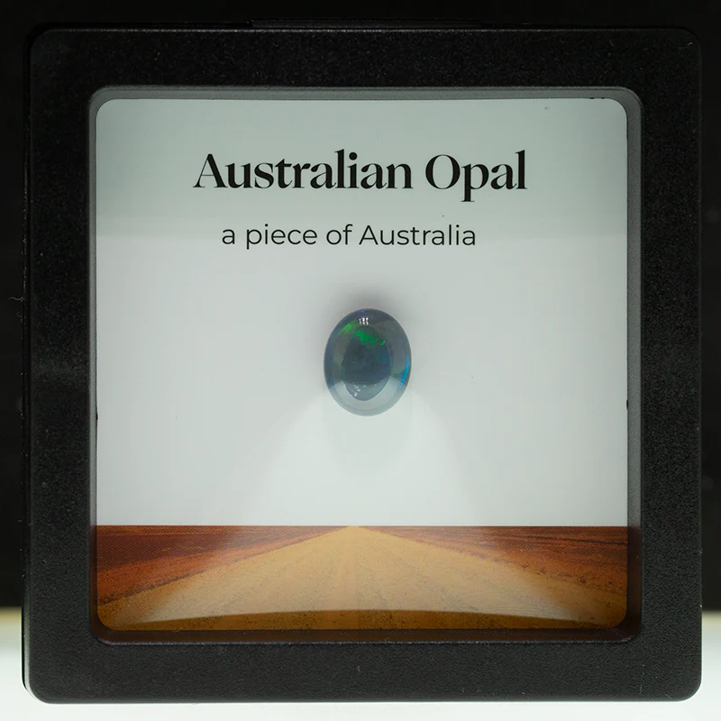 3.45 ct dark opal treasure box