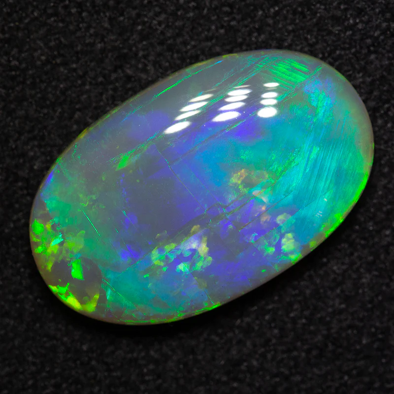 3.48 ct dark crystal opal 15x9.5x3.5mm