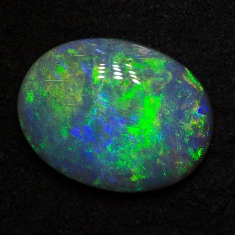 3.49 ct black opal 14x10.6x3.6mm