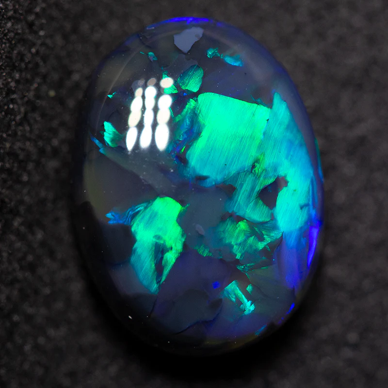 3.59 ct black opal 11.4x8.4x5.3mm