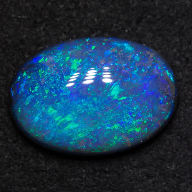 3.59ct black opal 12.7x8.8x3.8mm