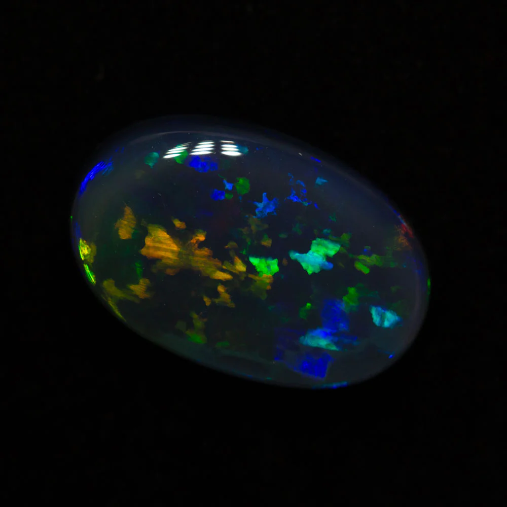 3.60 ct black opal 13.2x8.7x4.4mm