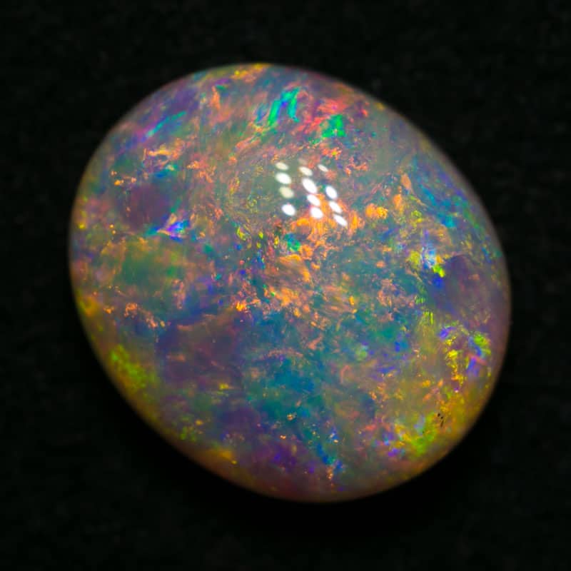 3.60 ct white opal 11.5x10x5mm