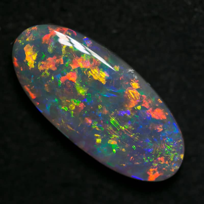 3.73 ct dark opal gem 17x8x4mm