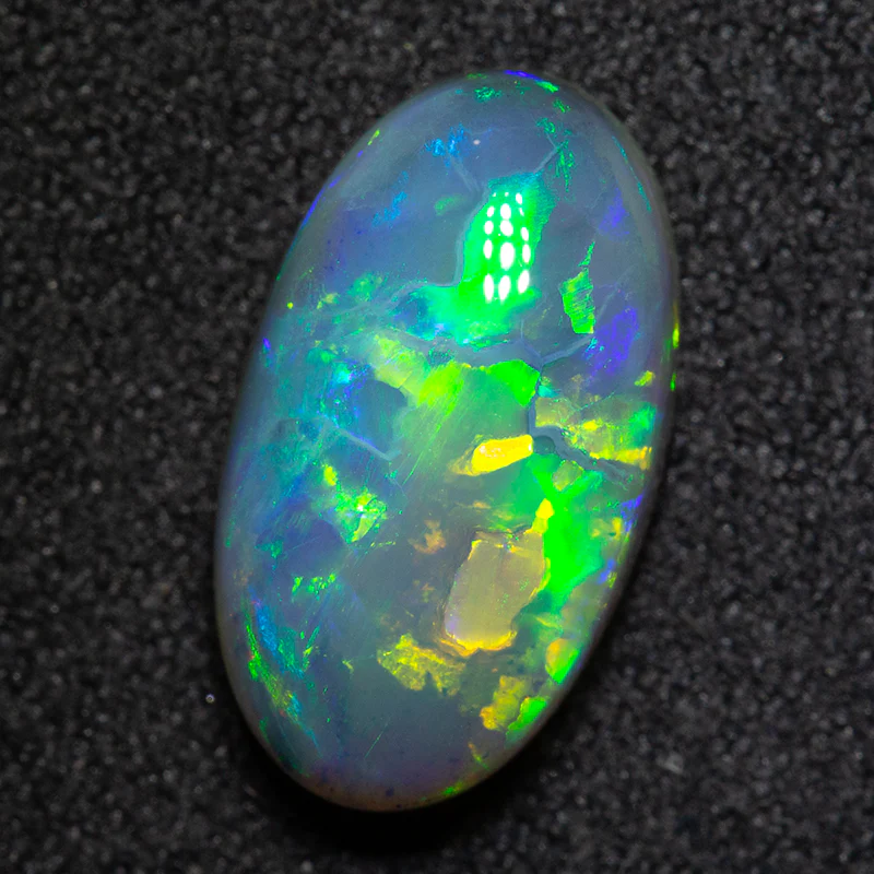 3.77 ct dark opal 14x8x5mm