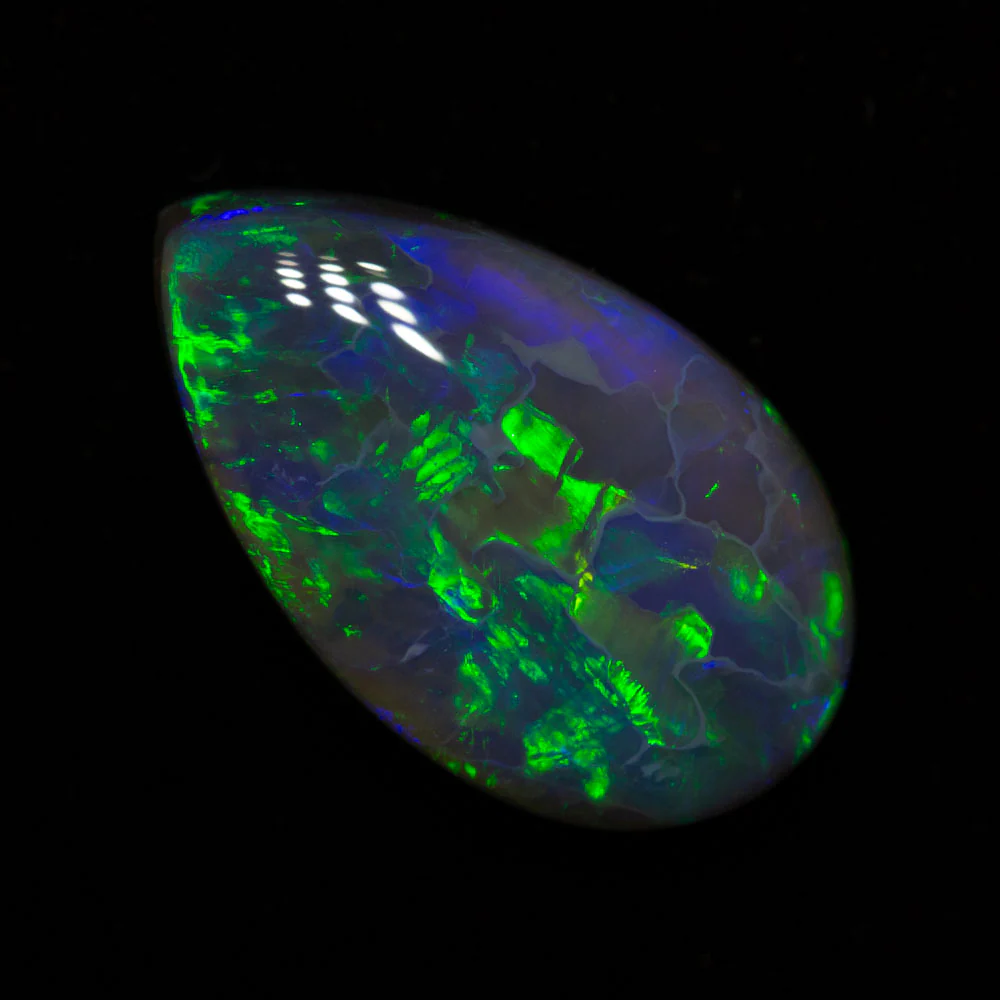 3.87 ct black opal 15x8.9x4.5mm - Image 2