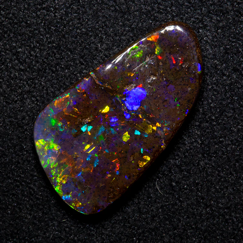 3.92 ct boulder opal 16.1x9.1x3.2mm