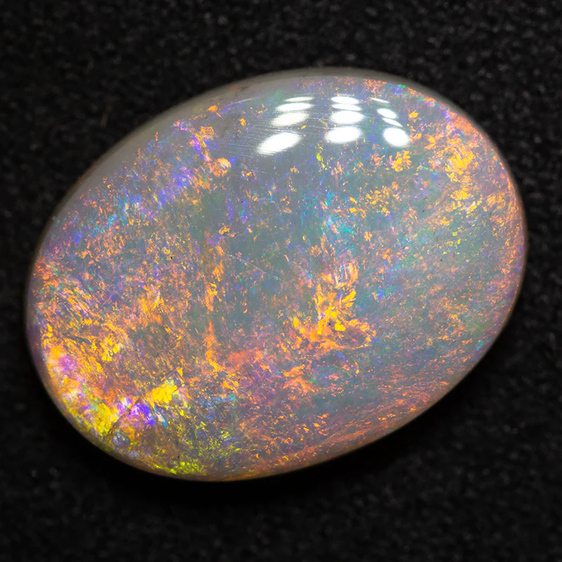 3.94 ct dark opal 14.2x10.7x3.8mm