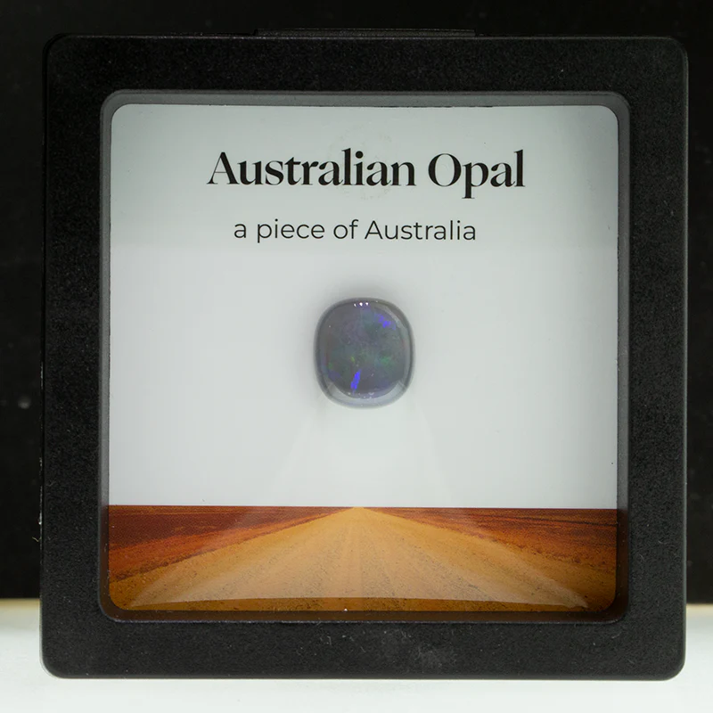 3.95 ct black opal treasure box