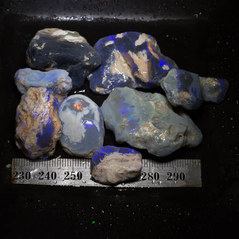 306 ct rough opal parcel 8 pieces