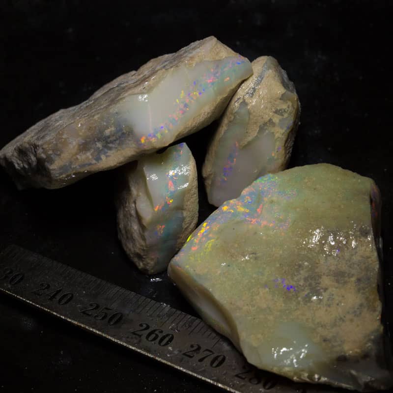 308 ct rough opal parcel 5 pieces