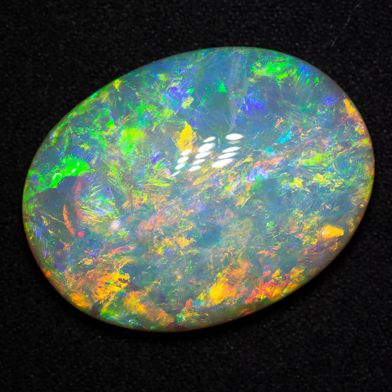 31.20 ct gem crystal opal 28x21.3x8.3mm
