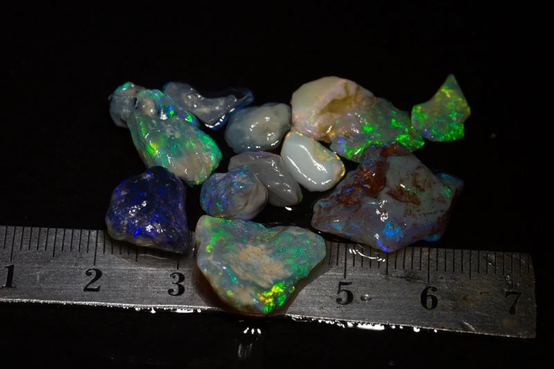 31 ct rough opal parcel 13pc