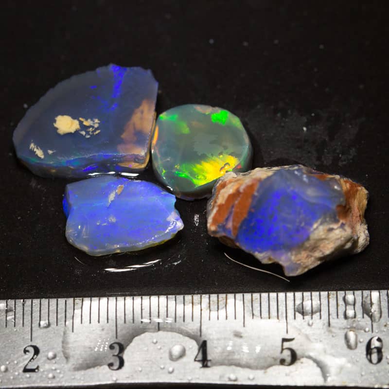 31 ct rough opal parcel 4pc