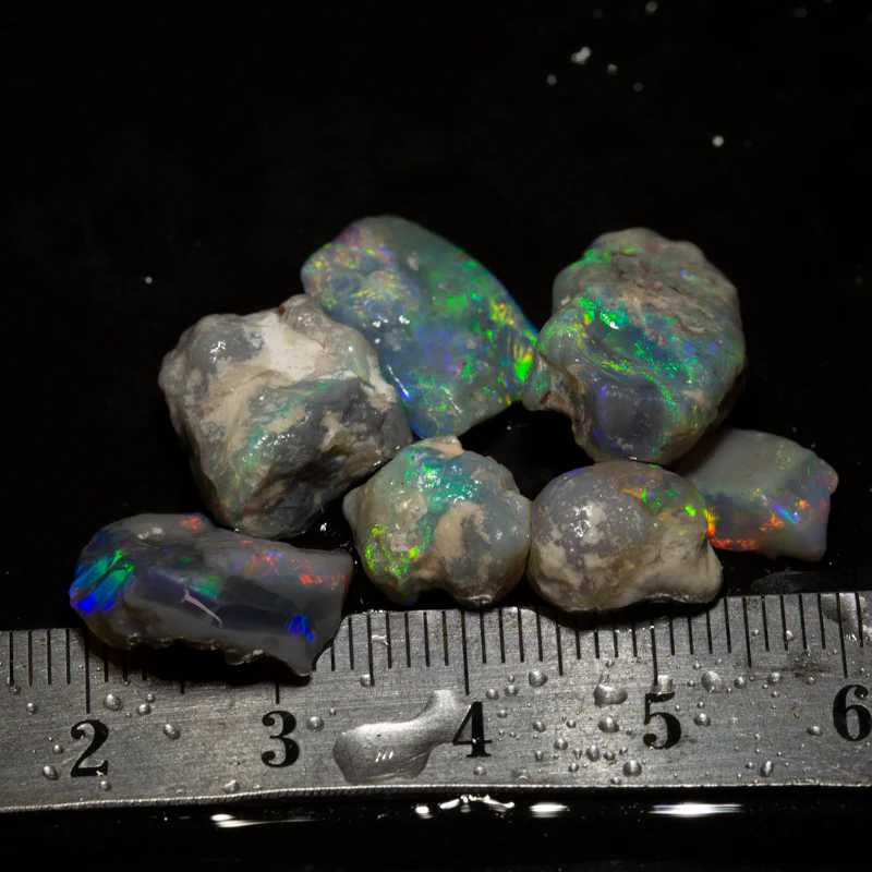 31 ct rough opal parcel 7pc