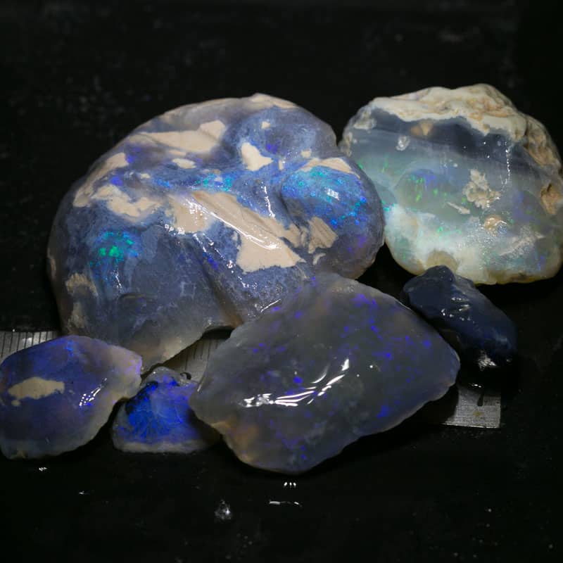 312 ct rough opal parcel 6 pieces