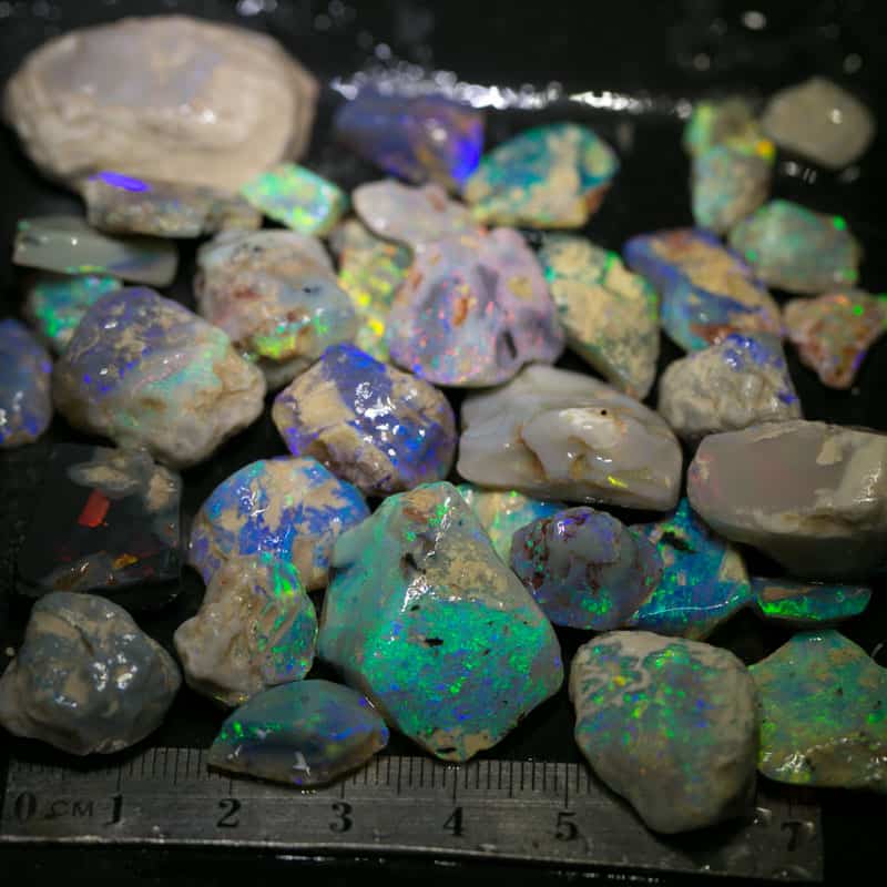 313 ct rough opal parcel 36 pieces