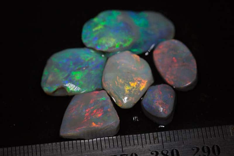32 ct opal rubs parcel 6 pieces