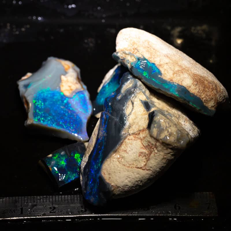 334 ct rough opal parcel 5 pieces