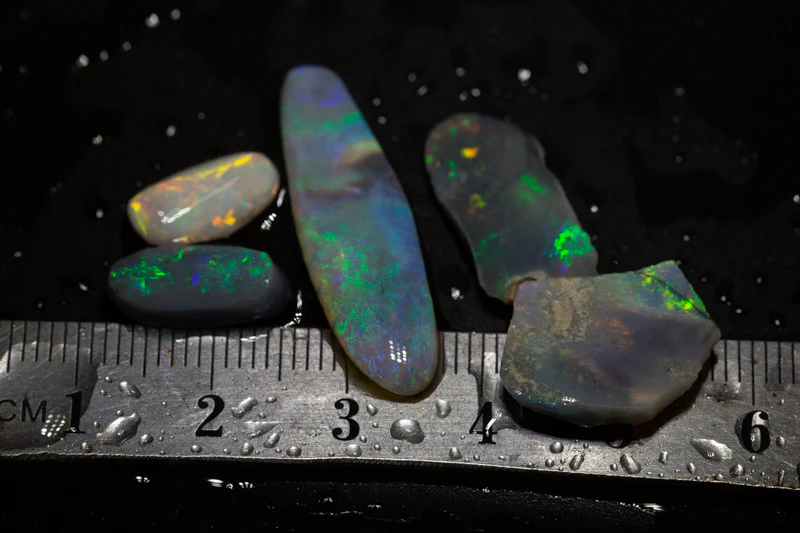 34 ct opal rubs 5pc