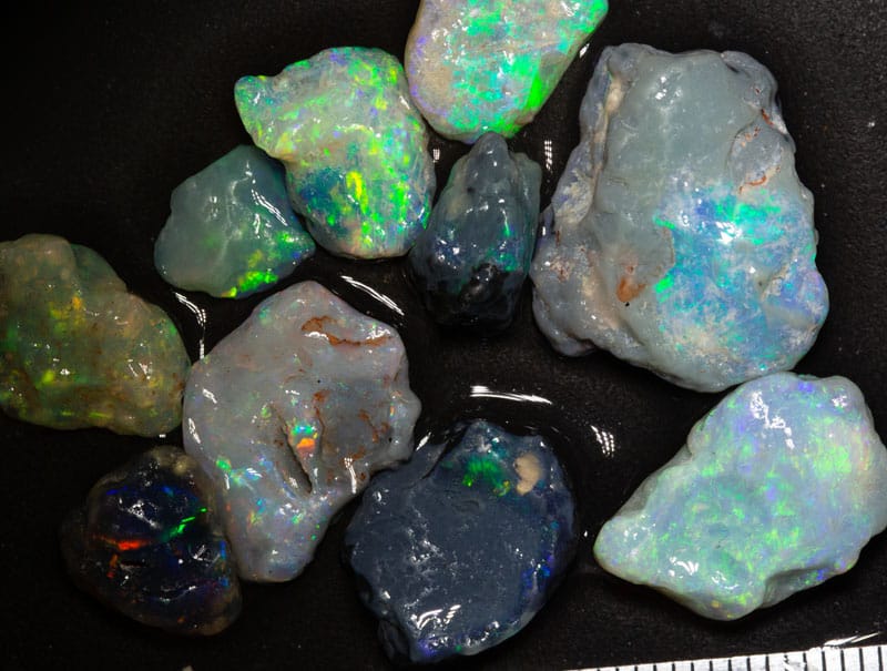 35 ct rough opal parcel 10 pieces