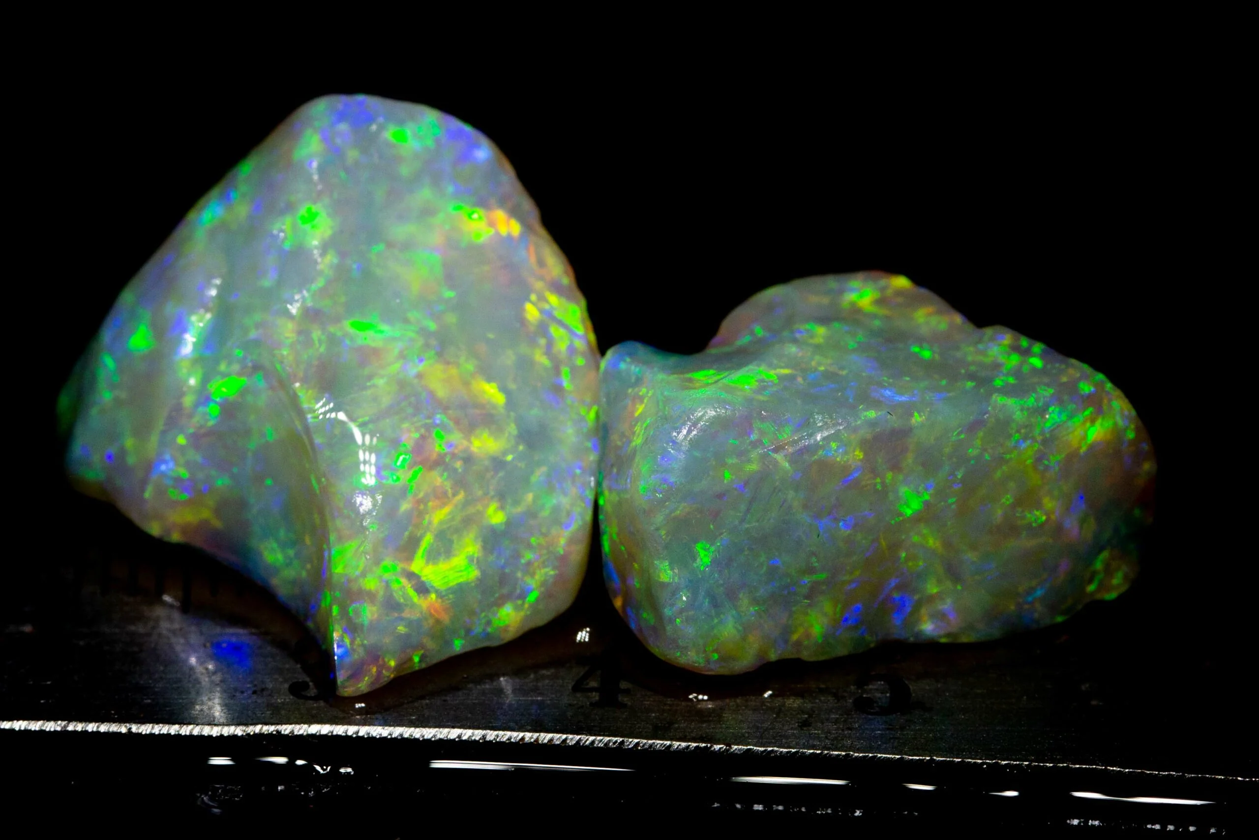35 ct rough opal parcel 2pc