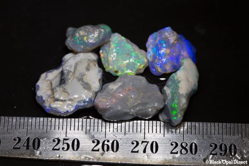 35 ct rough opal parcel 5 pieces
