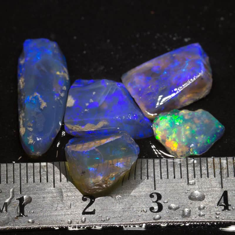 35 ct rough opal parcel 5pc