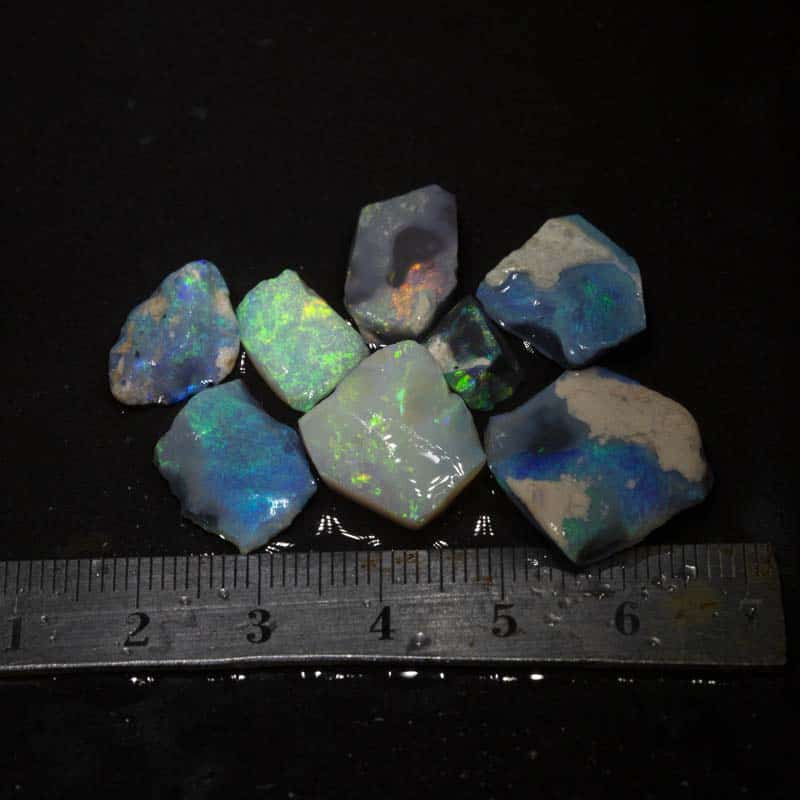 35 ct rough opal parcel 8pc