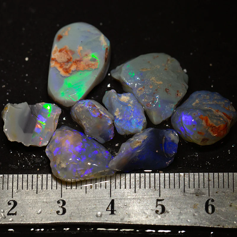 35 ct rough opal parcel 8pc