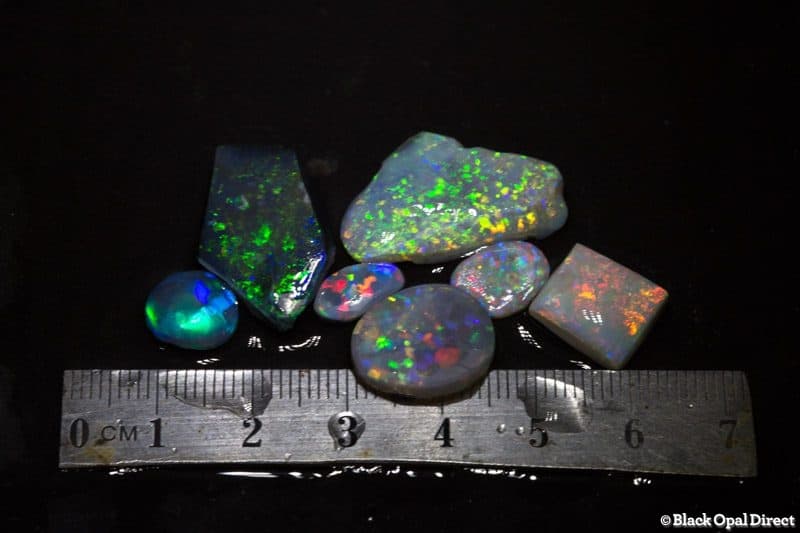 36 ct opal rubs parcel 7 pieces