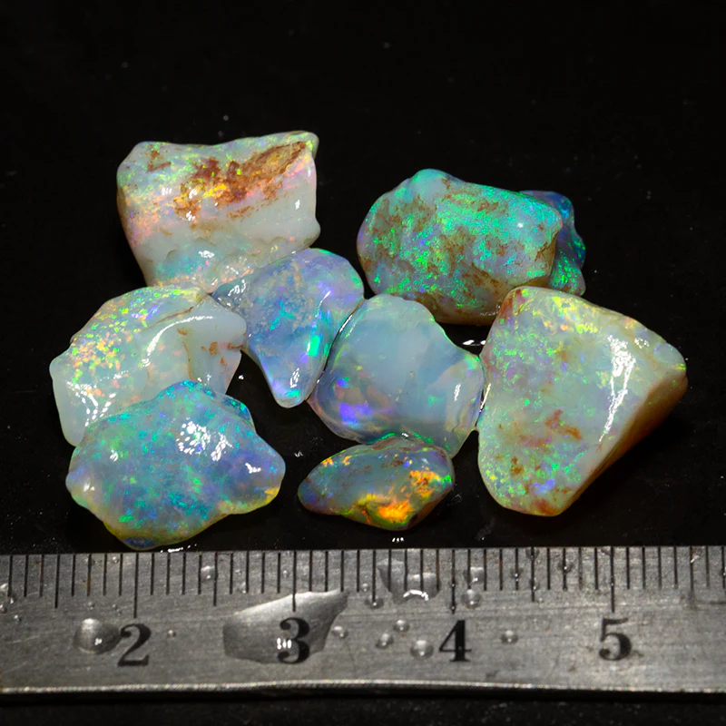 36 ct rough opal parcel 8pc