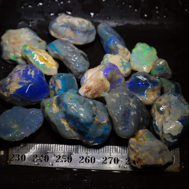 368 ct rough opal parcel 19 pieces