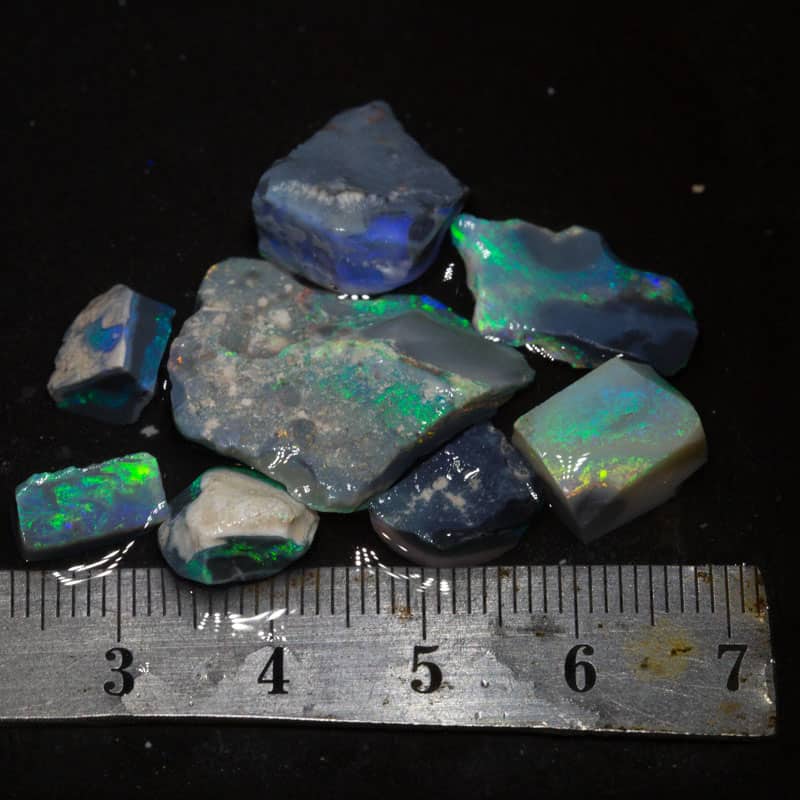 36ct rough opal parcel 8pc