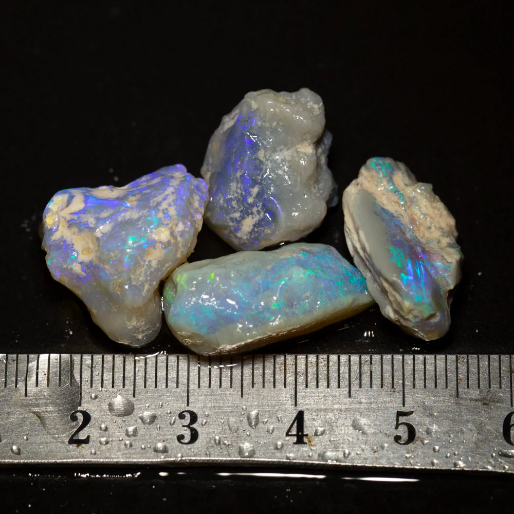 37 ct rough opal parcel 4pc