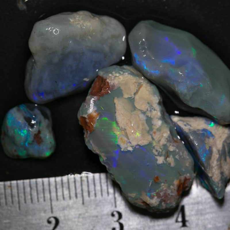 37 ct rough opal parcel 5 pieces