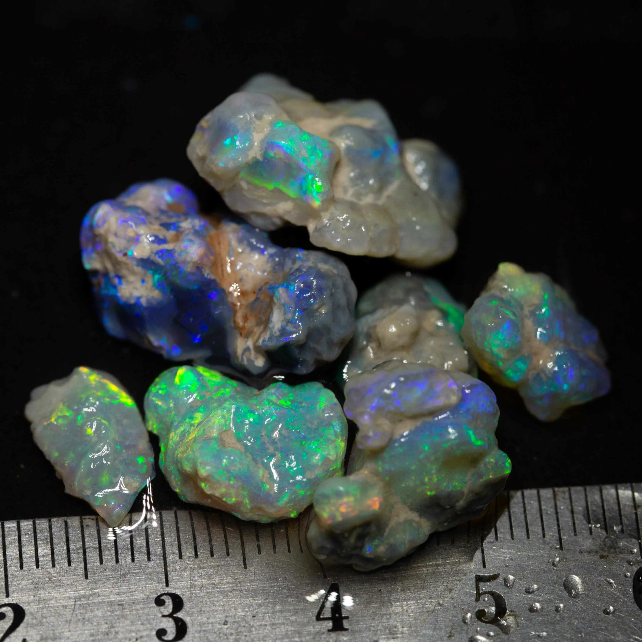37 ct rough opal parcel 7pc