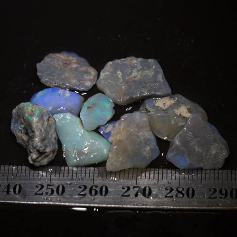 38 ct rough opal parcel 10 pieces