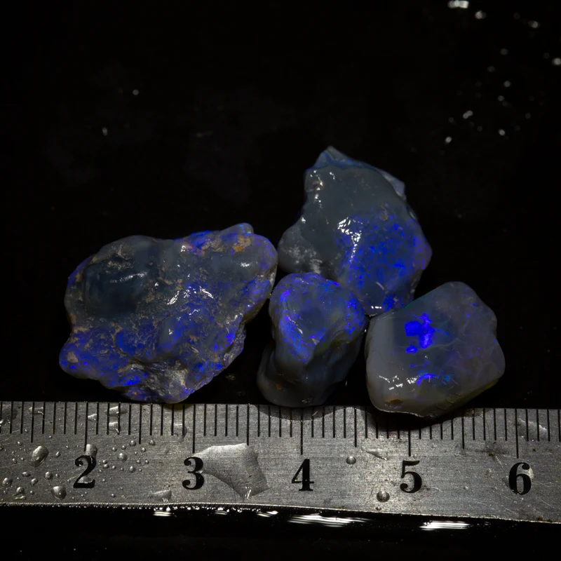 38 ct rough opal parcel 4pc