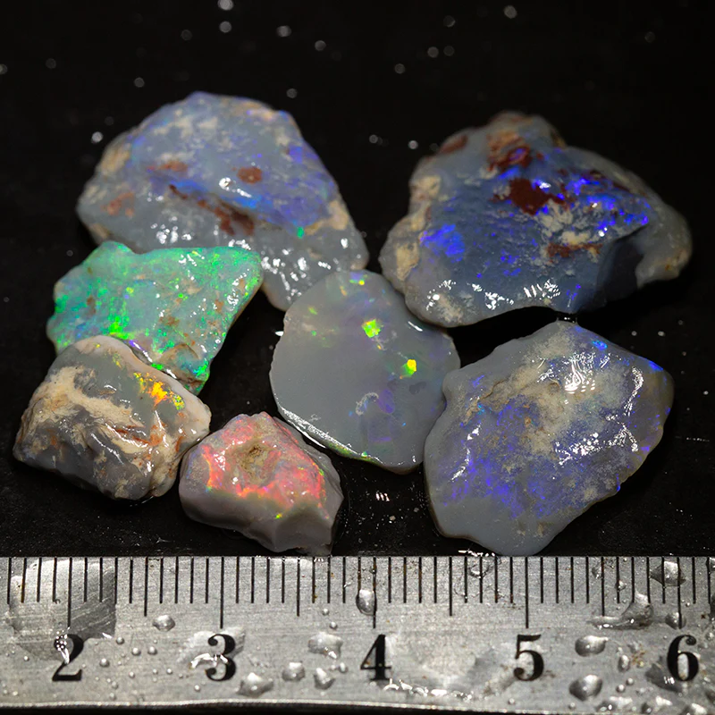 38 ct rough opal parcel 8pc