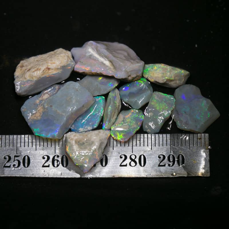 39 ct rough opal parcel 12 pc for intermediate cutters