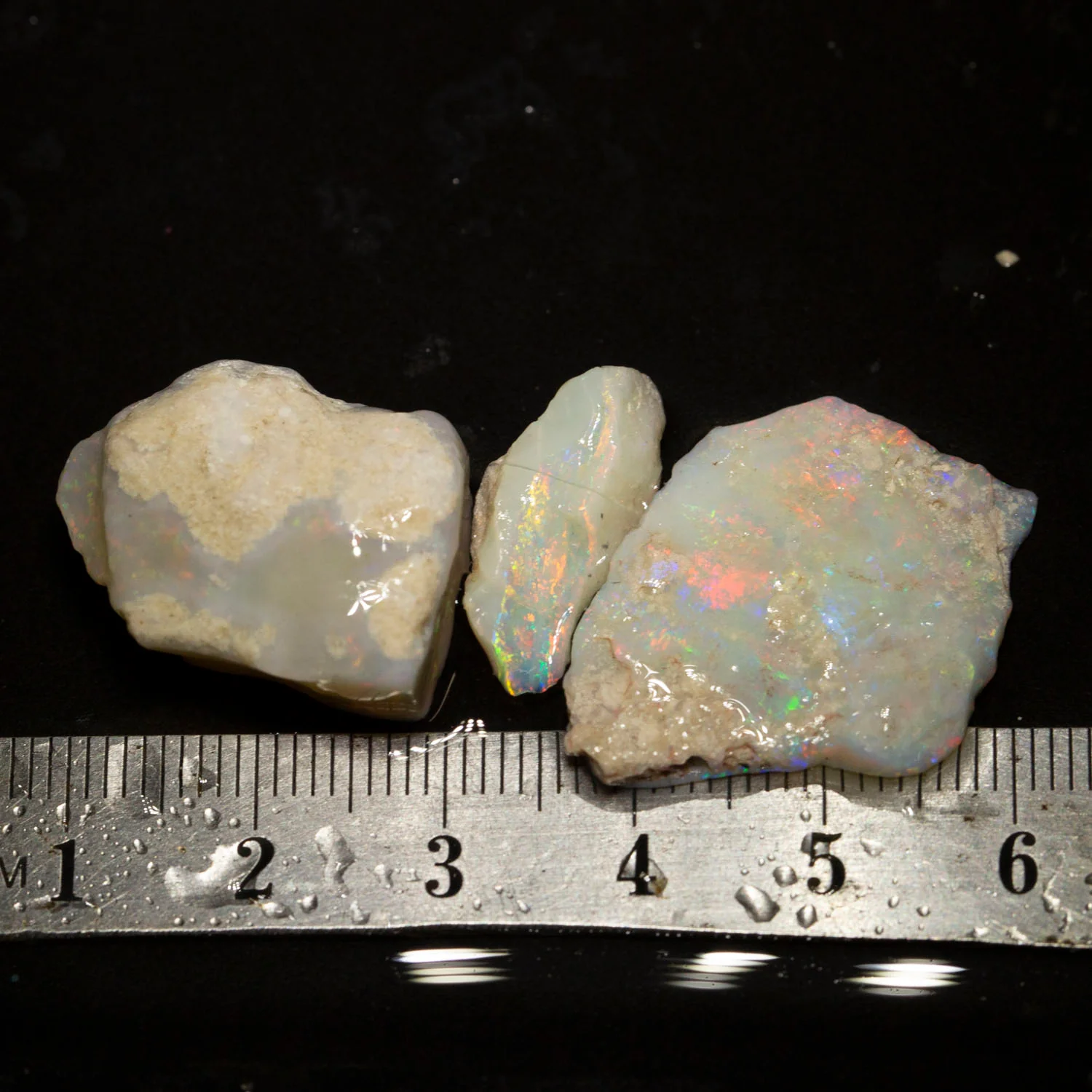 39 ct rough opal parcel 3pc