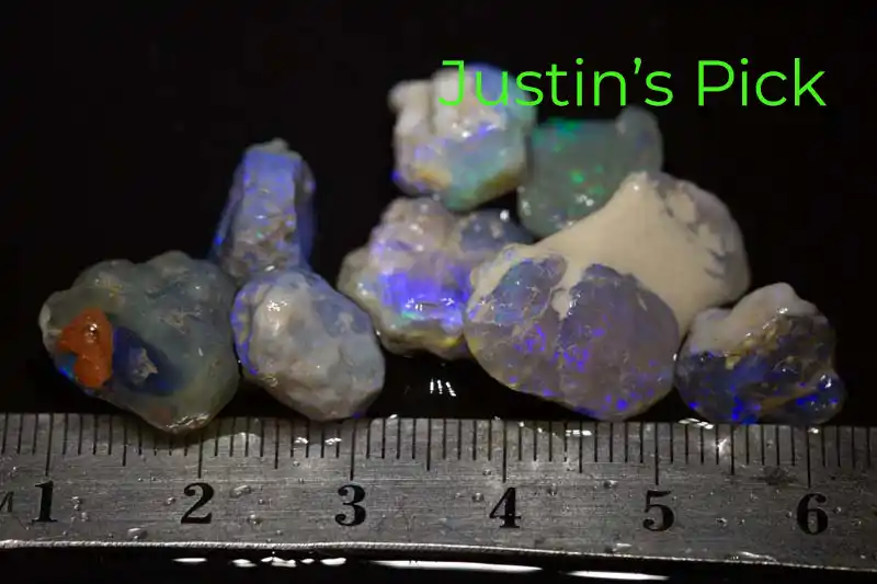 39 ct rough opal parcel 8pc