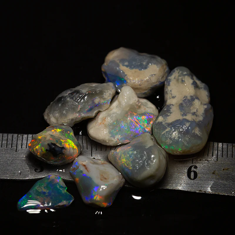 39 ct rough opal parcel 8pc