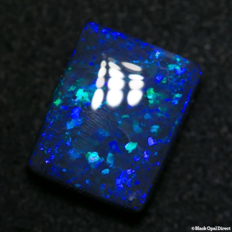 4.02 ct black opal cushion cut 11x9x5mm